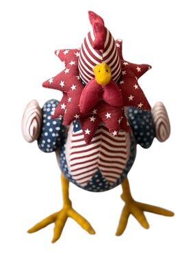 Decorative Patriotic Rooster Chicken